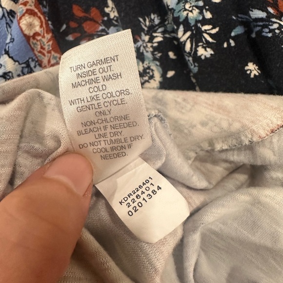 J. Jill Blue and Black Sleeveless Sundress - Picture 6 of 7